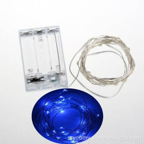 AA Battery Operated Fairy string, 2M Mini LED Copper Wire light for XMS Red/White/Green/Yellow